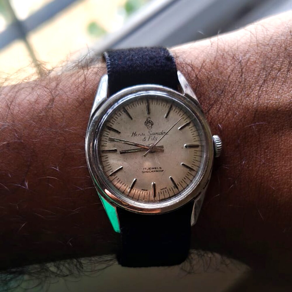 Henri Sandoz & Fils 17 Jewels Shockproof