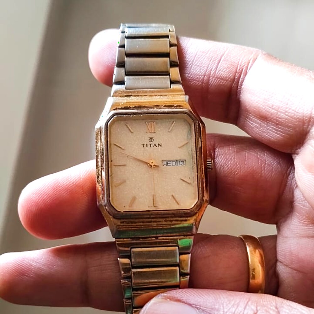 Titan Rectangle Day-Date